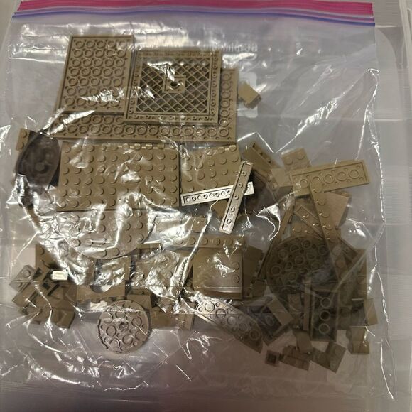 Lego light brown pieces & bricks authentic genuine more colors in closet - Picture 7 of 10